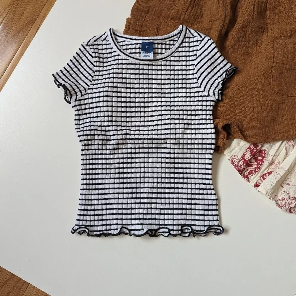 Old Navy Nike Gap Mixed Lot of 10 Shirts Romper Dress Outfits Toddler Girl 2T